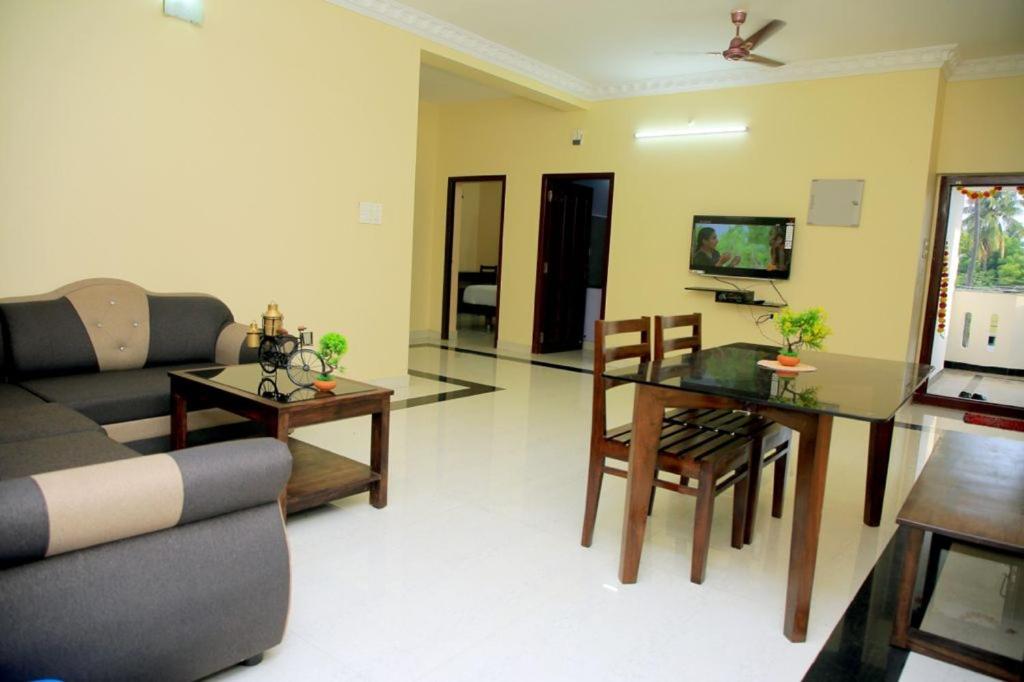 Mp Villa - Lovely Furnished Appartment Puducherry Exterior foto